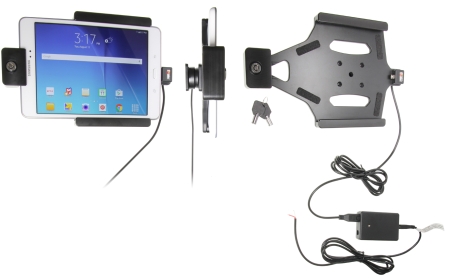 Brodit Holder med nøglelås, Samsung Galaxy Tab A 8.0 (2015) SM-T350  i gruppen Bilstereo / Smartphone i bilen / Mobilholdere hos BRL (240536760)
