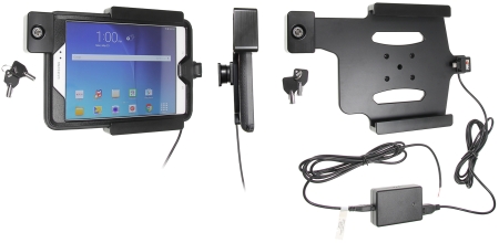 Brodit Holder med nøglelås, Samsung Galaxy Tab A 8.0 (2015) SM-T350  i gruppen Bilstereo / Smartphone i bilen / Mobilholdere hos BRL (240536852)