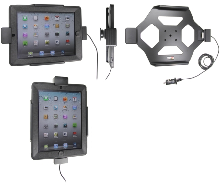 Brodit Holder med fjederlås, Apple iPad 3rd Gen (A1416, A1430, A1403)  i gruppen Bilstereo / Smartphone i bilen / Mobilholdere hos BRL (240546395)