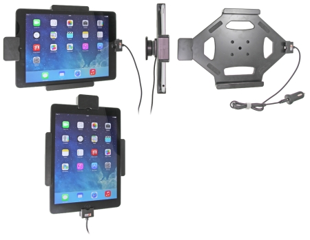 Brodit Holder med fjederlås, Apple iPad 5th Gen (A1822, A1823)/9.7 6th Gen (A1893, A1954)/9.7 New/Air (A1474, A1475, A1476) i gruppen Bilstereo / Smartphone i bilen / Mobilholdere hos BRL (240546577)