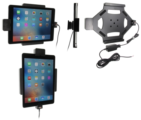 Brodit Holder med fjederlås, Apple iPad Air 2 (A1566, A1567)/Pro 9.7 (A1673, A1674, A1675) i gruppen Bilstereo / Smartphone i bilen / Mobilholdere hos BRL (240547684)