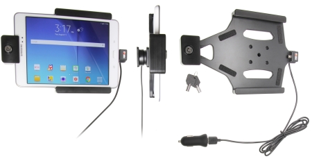 Brodit Holder med nøglelås, Samsung Galaxy Tab A 8.0 (2015) SM-T350  i gruppen Bilstereo / Smartphone i bilen / Mobilholdere hos BRL (240552760)