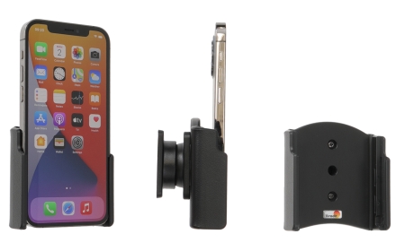 Brodit Passiv holder med kugleled, Apple iPhone 12/12 Pro/15/15 Pro i gruppen Bilstereo / Smartphone i bilen / Mobilholdere hos BRL (240711235)