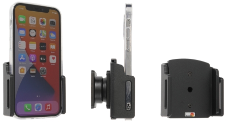 Brodit Passiv holder med kugleled, Apple iPhone 12/12 Pro/13/13 Pro/14 Pro/15/15 Pro/16/16 Pro/16e i gruppen Bilstereo / Smartphone i bilen / Mobilholdere hos BRL (240711239)