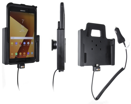 Brodit Aktiv holder med cigarettkontakt, Samsung Galaxy Tab Active 2 SM-T390/SM-T395/3 SM-T570/SM-T575 i gruppen Bilstereo / Smartphone i bilen / Mobilholdere hos BRL (240712002)