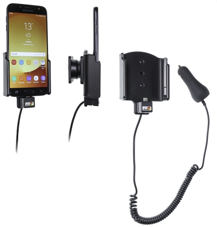 Brodit Aktiv holder med cigarkontakt, Samsung Galaxy J7 (2017) Sm-J730F  i gruppen Bilstereo / Smartphone i bilen / Mobilholdere hos BRL (240712004)