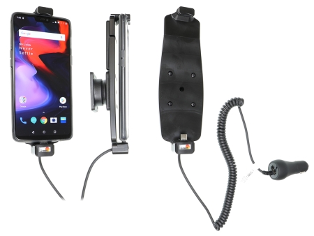 Brodit Aktiv holder med cigarettkontakt, OnePlus 6/6T/7 i gruppen Bilstereo / Smartphone i bilen / Mobilholdere hos BRL (240712076)