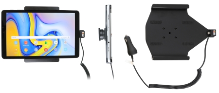 Brodit Aktiv holder med cigarettkontakt, Samsung Galaxy Tab A 10.5 SM-T590/SM-T595  i gruppen Bilstereo / Smartphone i bilen / Mobilholdere hos BRL (240712079)