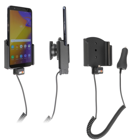Brodit Aktiv holder med cigarettkontakt, Samsung Galaxy J4+ (SM-J415)  i gruppen Bilstereo / Smartphone i bilen / Mobilholdere hos BRL (240712086)