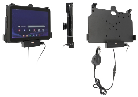 Brodit Aktiv holder med cigarettkontakt, Samsung Galaxy Tab Active 5 Pro SM-X356B  i gruppen Bilstereo / Smartphone i bilen / Mobilholdere hos BRL (240712435)