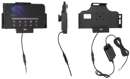 Brodit Aktiv holder til fast installation, Samsung Galaxy Tab Active 2 SM-T390/SM-T395/3 SM-T570/SM-T575/5 SM-X300/SM-X306B i gruppen Bilstereo / Smartphone i bilen / Mobilholdere hos BRL (240713224)