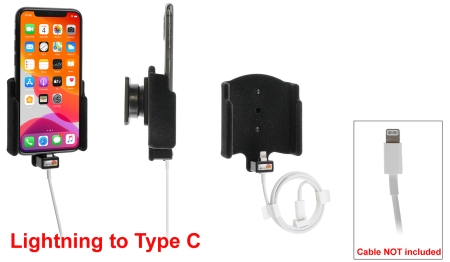 Brodit Holder til Kabeltilslutning, Apple iPhone 11 Pro  i gruppen Bilstereo / Smartphone i bilen / Mobilholdere hos BRL (240714161)