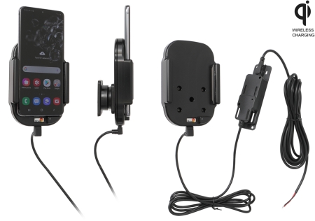 Brodit Qi trådløs aktiv holder til fast montering, Samsung Galaxy S20 4G, 5G (SM-G981B/SM-G981F)  i gruppen Bilstereo / Smartphone i bilen / Mobilholdere hos BRL (240719190)