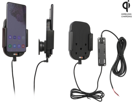 Brodit Qi trådløs aktiv holder til fast montering, Samsung Galaxy S20 Plus 5G (SM-G986B/SM-G986F)  i gruppen Bilstereo / Smartphone i bilen / Mobilholdere hos BRL (240719191)