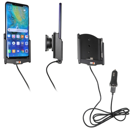 Brodit Aktiv holder med USB-kabel og cigaretadapter, Huawei Mate 20 Pro  i gruppen Bilstereo / Smartphone i bilen / Mobilholdere hos BRL (240721096)