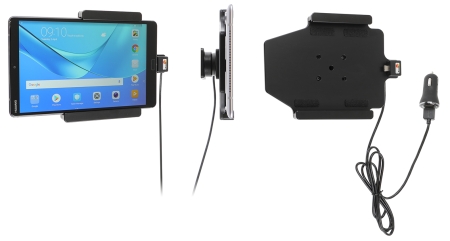 Brodit Aktiv holder med USB-kabel og cigaretadapter, Huawei MediaPad M5 8.4  i gruppen Bilstereo / Smartphone i bilen / Mobilholdere hos BRL (240721114)