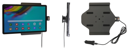 Brodit Aktiv holder med USB-kabel og cigaretadapter, Samsung Galaxy Tab S5e 10.5 SM-T720/SM-T725  i gruppen Bilstereo / Smartphone i bilen / Mobilholdere hos BRL (240721125)