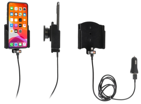 Brodit Aktiv holder med USB-kabel og cigaretadapter, Apple iPhone 11 Pro  i gruppen Bilstereo / Smartphone i bilen / Mobilholdere hos BRL (240721161)