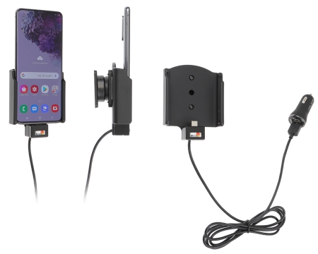 Brodit Aktiv holder med USB-kabel og cigaretadapter, Samsung Galaxy S20 4G, 5G (SM-G981B/SM-G981F)  i gruppen Bilstereo / Smartphone i bilen / Mobilholdere hos BRL (240721190)