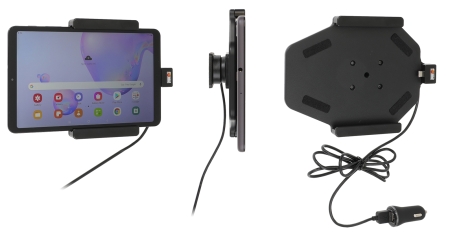 Brodit Aktiv holder med USB-kabel og cigarettadapter, Samsung Galaxy Tab A 8.4 (2020) SM-T307  i gruppen Bilstereo / Smartphone i bilen / Mobilholdere hos BRL (240721193)