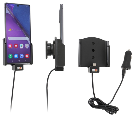 Brodit Aktiv holder med USB-kabel og cigaretadapter, Samsung Galaxy Note 20 5G  i gruppen Bilstereo / Smartphone i bilen / Mobilholdere hos BRL (240721221)