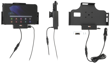 Brodit Aktiv holder med USB-kabel og cigaretadapter, Samsung Galaxy Tab Active 2 SM-T390/SM-T395/3 SM-T570/SM-T575 i gruppen Bilstereo / Smartphone i bilen / Mobilholdere hos BRL (240721225)