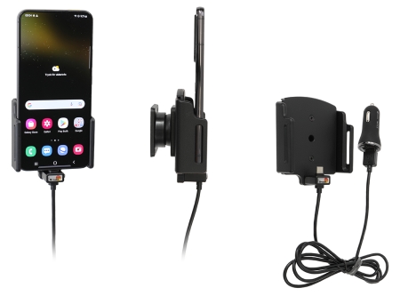 Brodit Aktiv holder med USB-kabel og cigaretadapter, Samsung Galaxy S22+ 5G (SM-S906B/SM-S906B/DS)  i gruppen Bilstereo / Smartphone i bilen / Mobilholdere hos BRL (240721299)