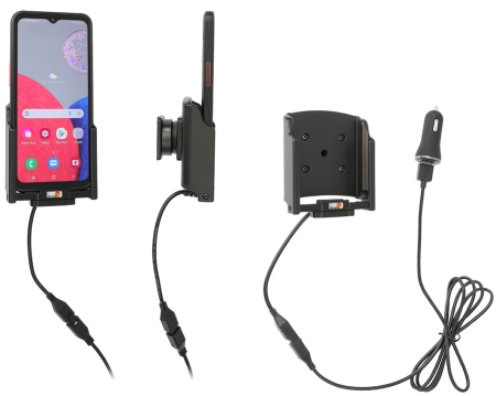 Brodit Aktiv holder med USB-kabel og cigaretadapter, Samsung Galaxy Xcover 6 Pro  i gruppen Bilstereo / Smartphone i bilen / Mobilholdere hos BRL (240721314)