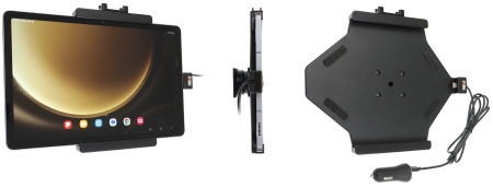 Brodit Aktiv holder med USB-kabel og cigaretadapter, Samsung Galaxy Tab S9 FE SM-X51x  i gruppen Bilstereo / Smartphone i bilen / Mobilholdere hos BRL (240721384)