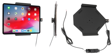 Brodit Aktiv holder til fast installation, Apple iPad Air 13 2024  (A2898, A2899, A2900)/Air 13 2025 M3 (A3268, A3268, A2371)/Pro 12,9 2018 (A1876, A1895, A1983, A2014)/Pro 12.9 2020 (A2069, A2232, A2229)/Pro 12.9 5th Gen 2021 (A2378, A2379, A2461)/Pro 12 i gruppen Bilstereo / Smartphone i bilen / Mobilholdere hos BRL (240727095)