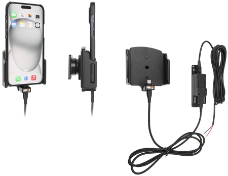 Brodit Aktiv holder til fast montering, Apple iPhone 15 Plus/15 Pro Max/16 Plus/16 Pro Max i gruppen Bilstereo / Smartphone i bilen / Mobilholdere hos BRL (240727371)