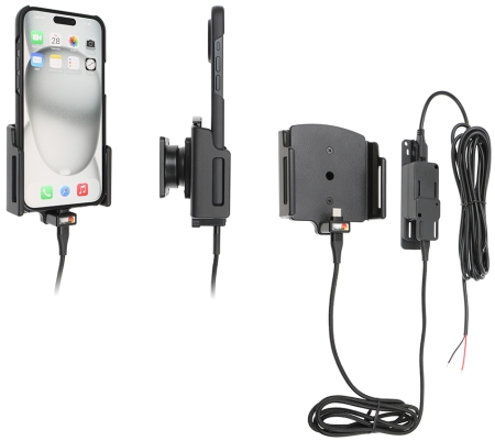 Brodit Aktiv holder til fast installation, Apple iPhone 15 Plus/15 Pro Max/16 Plus/16 Pro Max i gruppen Bilstereo / Smartphone i bilen / Mobilholdere hos BRL (240727377)