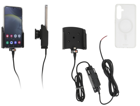 Brodit Mobilcover med Aktiv holder til fast installation, Samsung Galaxy S24+ SM-S926B/DS  i gruppen Bilstereo / Smartphone i bilen / Mobilholdere hos BRL (240727405)