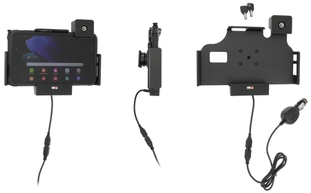 Brodit Holder med nøglelås, Samsung Galaxy Tab Active 2 SM-T390/SM-T395/3 SM-T570/SM-T575/5 SM-X300/SM-X306B i gruppen Bilstereo / Smartphone i bilen / Mobilholdere hos BRL (240735224)