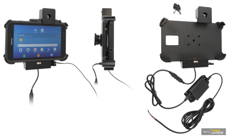 Brodit Holder med nøglelås, Samsung Galaxy Tab Active 2 SM-T390/SM-T395  i gruppen Bilstereo / Smartphone i bilen / Mobilholdere hos BRL (240736208)