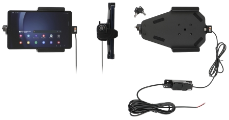 Brodit Holder med nøglelås, Samsung Galaxy Tab A9 SM-X110/SM-X115  i gruppen Bilstereo / Smartphone i bilen / Mobilholdere hos BRL (240736399)