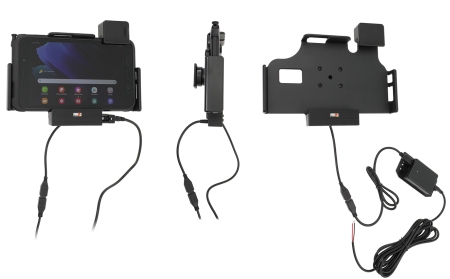 Brodit Holder med fjederlås, Samsung Galaxy Tab Active 2 SM-T390/SM-T395/3 SM-T570/SM-T575/5 SM-X300/SM-X306B i gruppen Bilstereo / Smartphone i bilen / Mobilholdere hos BRL (240747225)