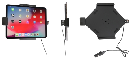 Brodit Holder med fjederlås, Apple iPad Air 13 2024  (A2898, A2899, A2900)/Air 13 2025 M3 (A3268, A3268, A2371)/Pro 12,9 2018 (A1876, A1895, A1983, A2014)/Pro 12.9 2020 (A2069, A2232, A2229)/Pro 12.9 5th Gen 2021 (A2378, A2379, A2461)/Pro 12.9 6th Gen 202 i gruppen Bilstereo / Smartphone i bilen / Mobilholdere hos BRL (240753095)