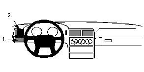 Volvo 850 92-97, Vänster i gruppen Bilstereo / Hvad passer i min bil / Volvo / Volvo 850 / Volvo 850 1992-1997 hos BRL (240801914)