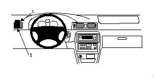 Toyota Camry 97-01, Vänster i gruppen Bilstereo / Hvad passer i min bil / Toyota / Camry / Camry 1997-2001 hos BRL (240802355)