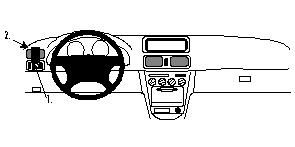 Toyota Corolla 98-01, Vänster i gruppen Bilstereo / Hvad passer i min bil / Toyota / Corolla / Corolla 2000-2006 hos BRL (240802494)