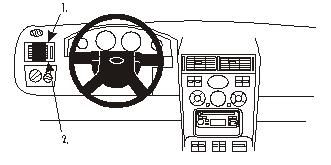 Ford Mondeo 01-07, Vänster i gruppen Bilstereo / Hvad passer i min bil / Ford / Mondeo / Mondeo 2004-2007 hos BRL (240802986)