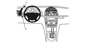 Brodit ProClip, Mercedes Benz E-Klasse, Sedan 02-09 i gruppen Bilstereo / Hvad passer i min bil / Mercedes / E-klasse / E-klasse 2002-2009 W211 hos BRL (240803041)