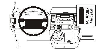 Brodit ProClip, Volkswagen Multivan 03-15 i gruppen Bilstereo / Hvad passer i min bil / Volkswagen / Transporter / Transporter T5.1 2010-2015 / Øvrigt Transporter T5.1 2010-2015 hos BRL (240803291)