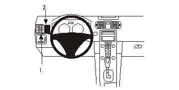 Volvo S40 04-12, Vänster Sida, Höger i gruppen Bilstereo / Hvad passer i min bil / Volvo / Volvo V50 / Volvo V50 2004-2012 / Skifte stereo hos BRL (240803501)