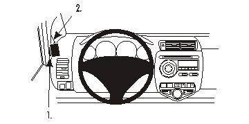 Brodit ProClip, Honda Jazz 05-08 i gruppen Bilstereo / Hvad passer i min bil / Honda / Jazz / Jazz 2002-2009 hos BRL (240803582)