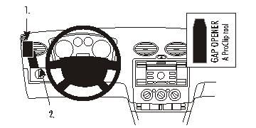 Ford Focus 05-10, Vänster i gruppen Bilstereo / Hvad passer i min bil / Ford / Focus / Focus 2007-2011 hos BRL (240803725)