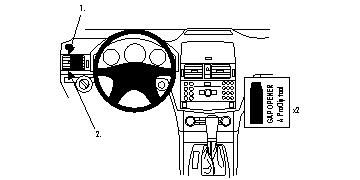 Mercedes Benz C-Klass 07-10, Vänster i gruppen Bilstereo / Hvad passer i min bil / Mercedes / C-klasse / C-klasse 2008-2014 W204 hos BRL (240803996)