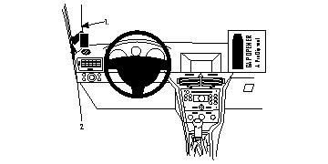 Opel Astra 04-09, Vänster, Hög i gruppen Bilstereo / Hvad passer i min bil / Opel / Astra / Astra 2004-2009 hos BRL (240804064)