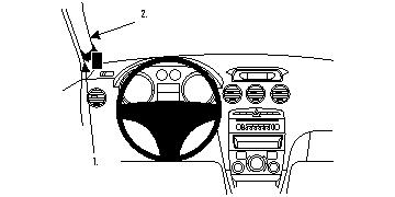 Brodit ProClip, Peugeot 308 08-14 i gruppen Bilstereo / Hvad passer i min bil / Peugeot / Peugeot 308 / Peugeot 308 2007-2013 hos BRL (240804073)